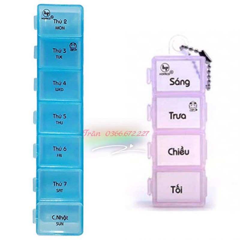 Hộp Đựng Chia Thuốc, Hộp Nhắc Uống Thuốc