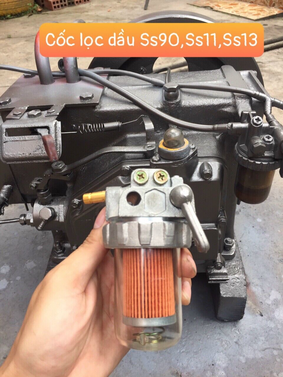 Cốc lọc dầu máy Ss50,Ss60,Ss70,Ss80,Ss90,Ss11,Ss13