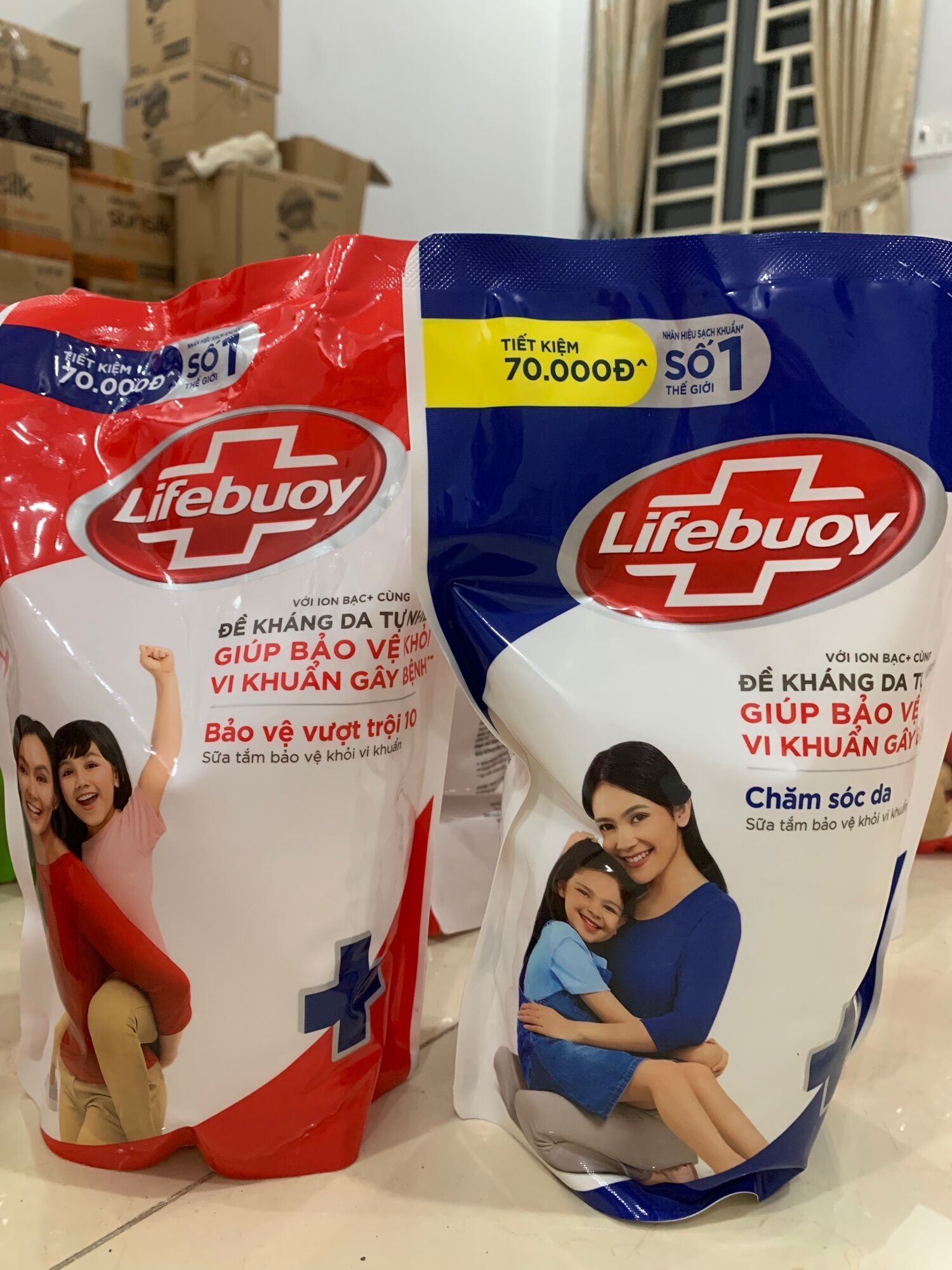 Sữa tắm Lifebouy túi 800g bảo vệ vượt trội