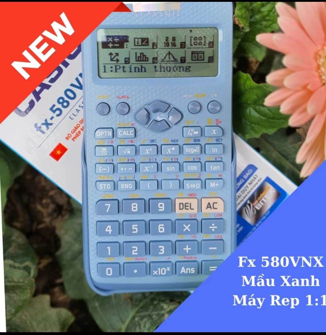 M.áy tính học sinh FX580VN-X , M.áy tính dòng thường 521 chức năng , dùng cho học sinh cấp 2 và cấp 3 , tính toán nhanh , bền bỉ , lỗi 1 đổi 1 trong vòng 1 năm - 4