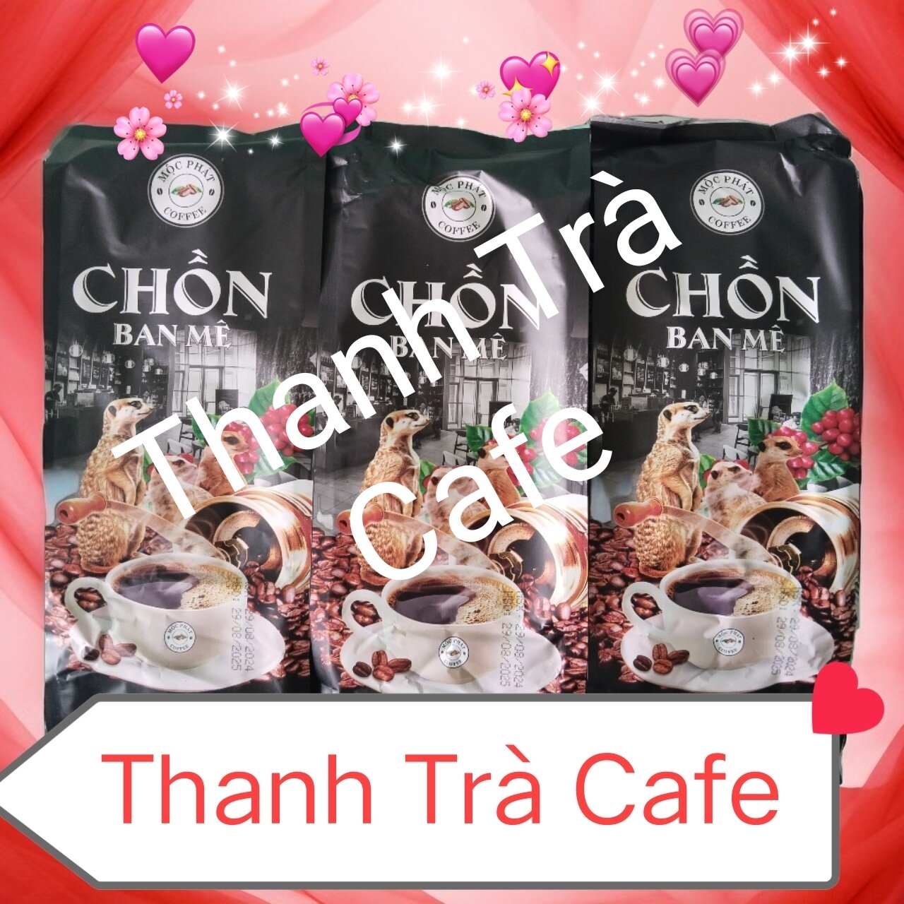 Combo 3 gói cafe Chồn BAN MÊ, THƠM, BÉO, SÁNH, ĐẬM.