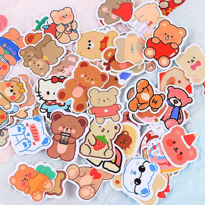 Set 50/100/200 miếng sticker hình dán chống nước