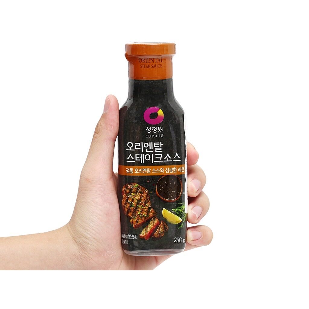Sốt bít tết Miwon chai 250g