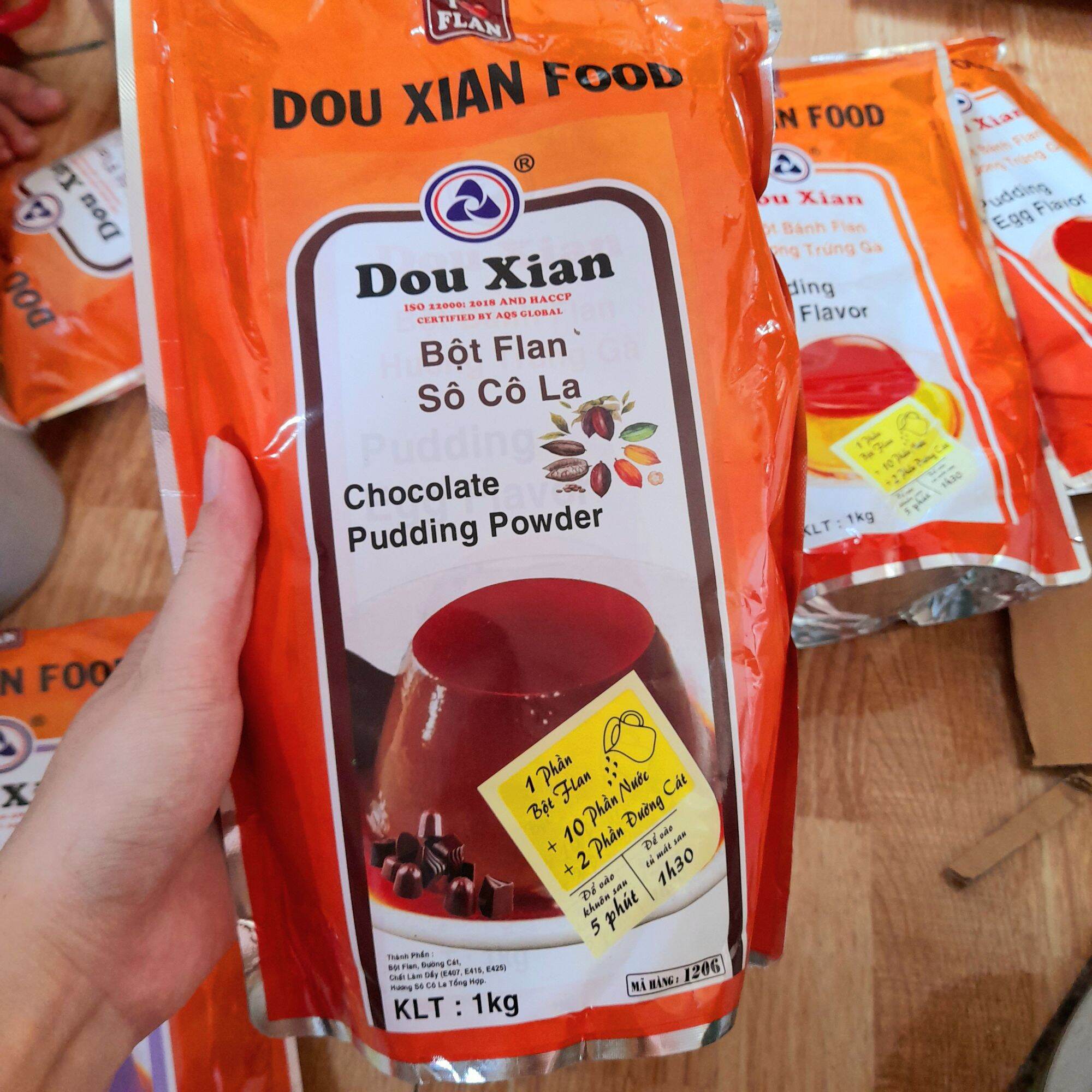 [Bịch 1kg] Bột plan puddinh Dou Xian