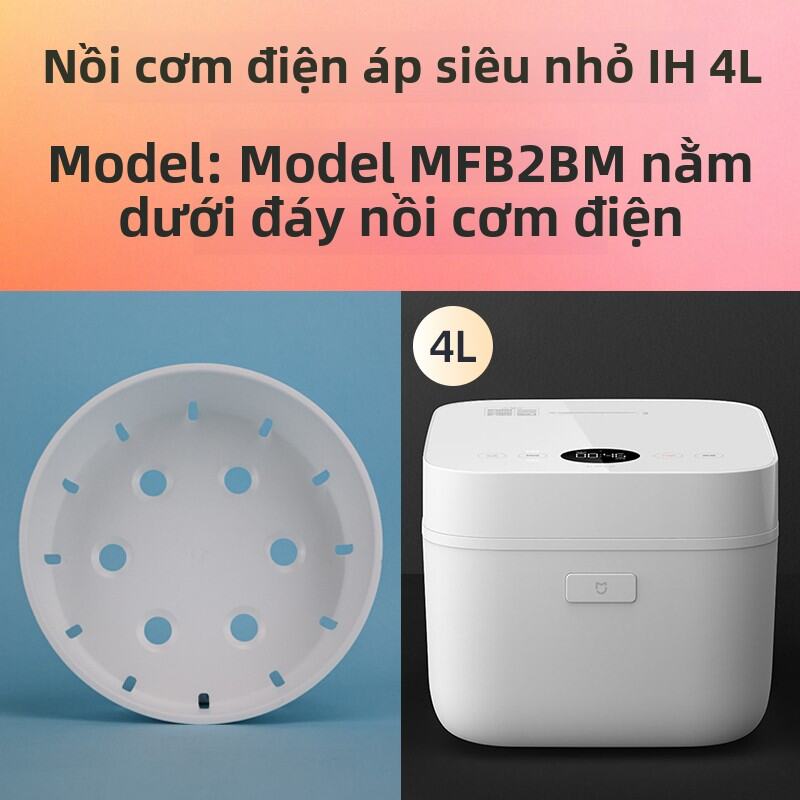 Nồi Cơm Điện Xiaomi IHFB01CM 4L Nồi Trong Bằng Thép Không Gỉ Không Sơn Nồi Cơm Điện IHFB02CM Nồi Cơm