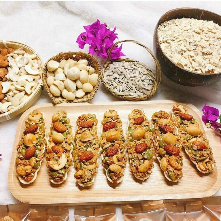 Bánh Thuyền Mix Hạt Dinh Dưỡng 250gr