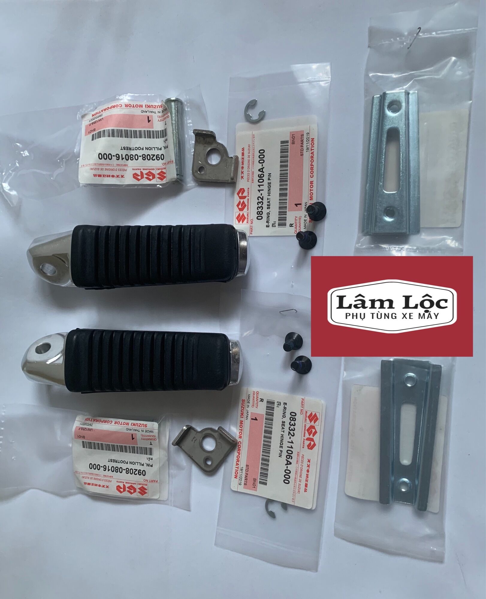 Bộ gác chân sau suzuki thailand, hayate (2 bên)