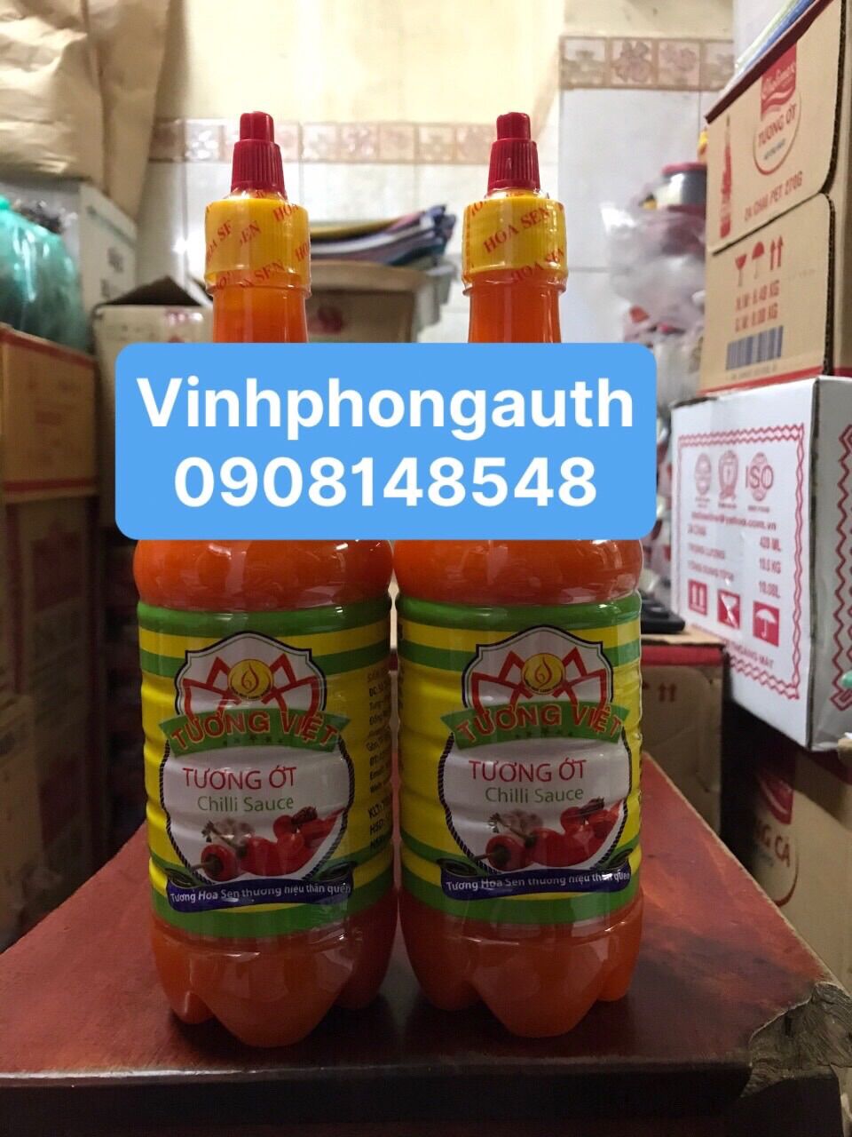 Tương ớt  Tương Việt Hoa Sen 700gr