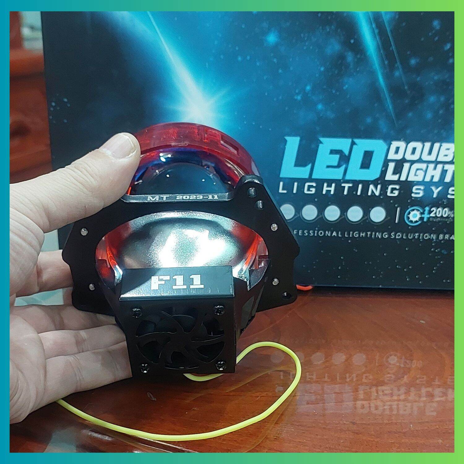 Đèn pha biled 3.0 F11,  MT racing công suất 70W