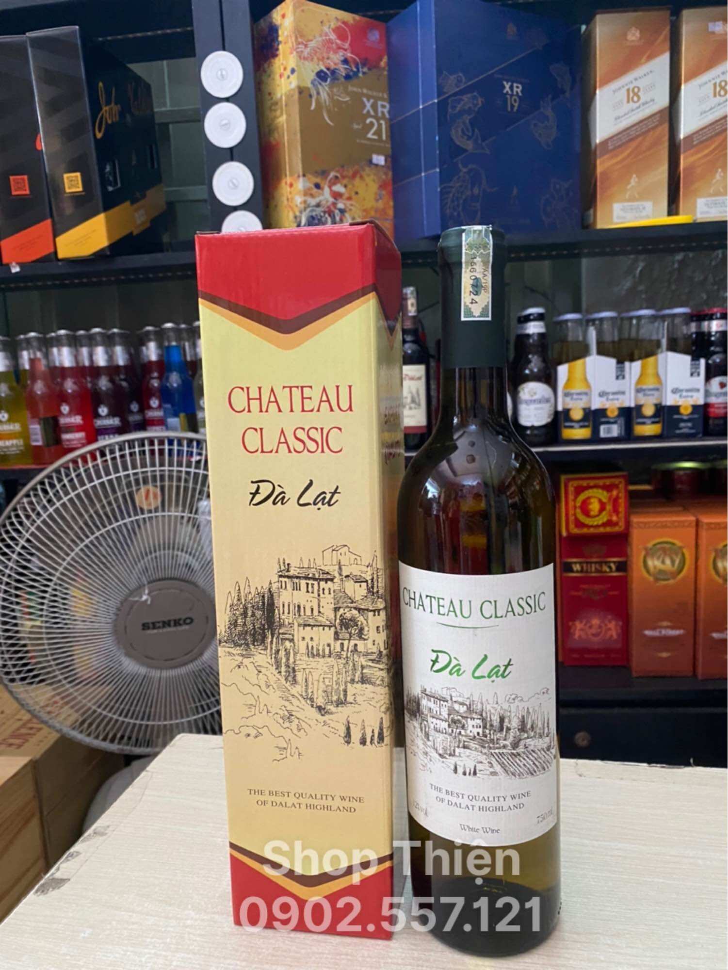 Vang Đà Lạt Trắng CHATEAU CLASSIC 12% 750ml