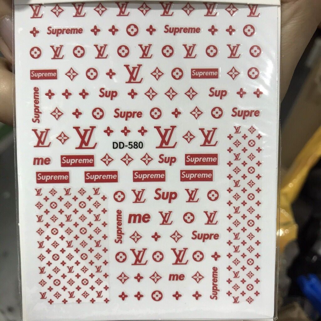 Sticker dán móng tay thương hiệu
