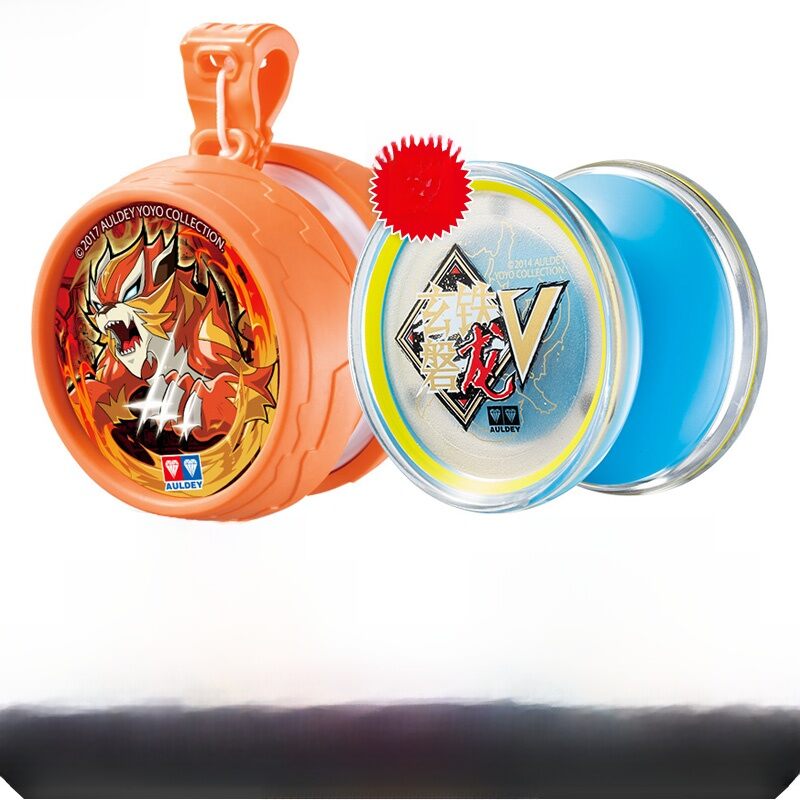 Auldey Double-Diamond Cartoon Fire King 6 Adjustable Swing Yo-Yo Ball 2a Automatic Retracting Yo-Yo White Night Dragon Yo-Yo Ball