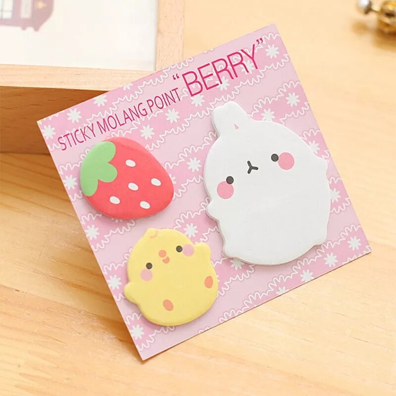 Giấy ghi chú kawaii Molang