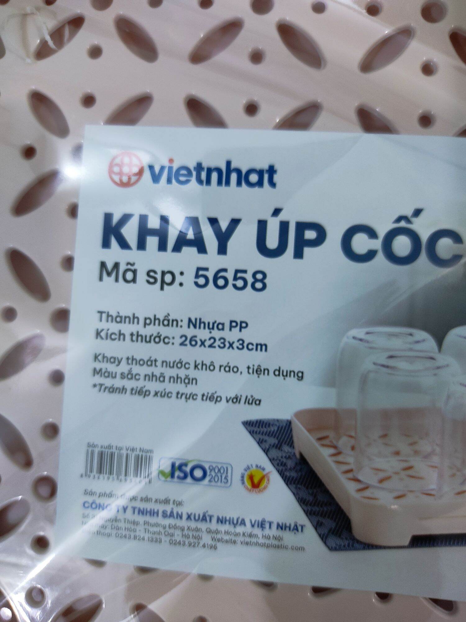 Khay úp cốc, chén 2 lớp hàng Cao cấp việt nhật