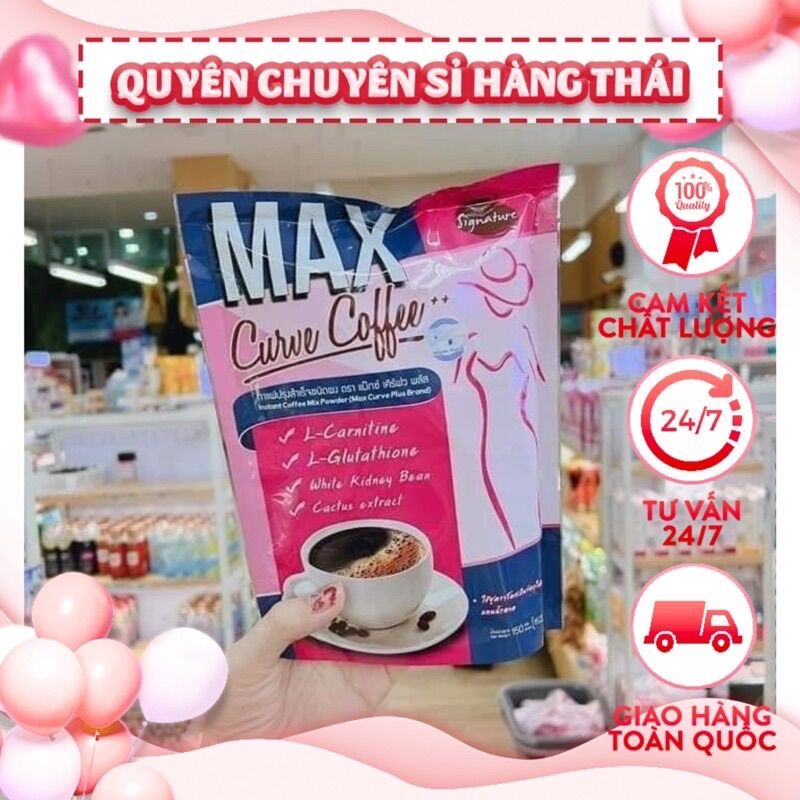 Cafe giảm mỡ Max curve thái lan
