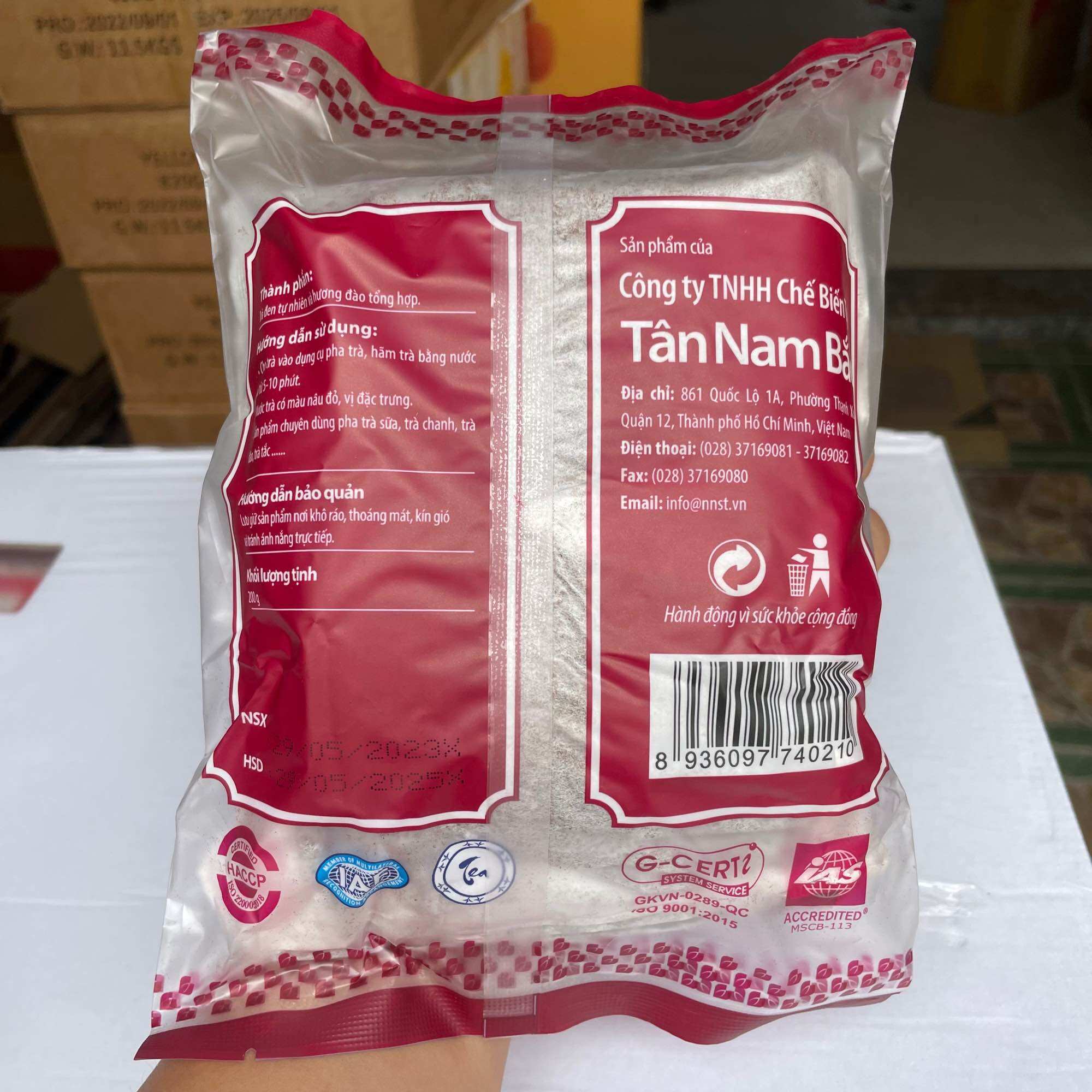 Trà Đào Tân Nam Bắc 200g