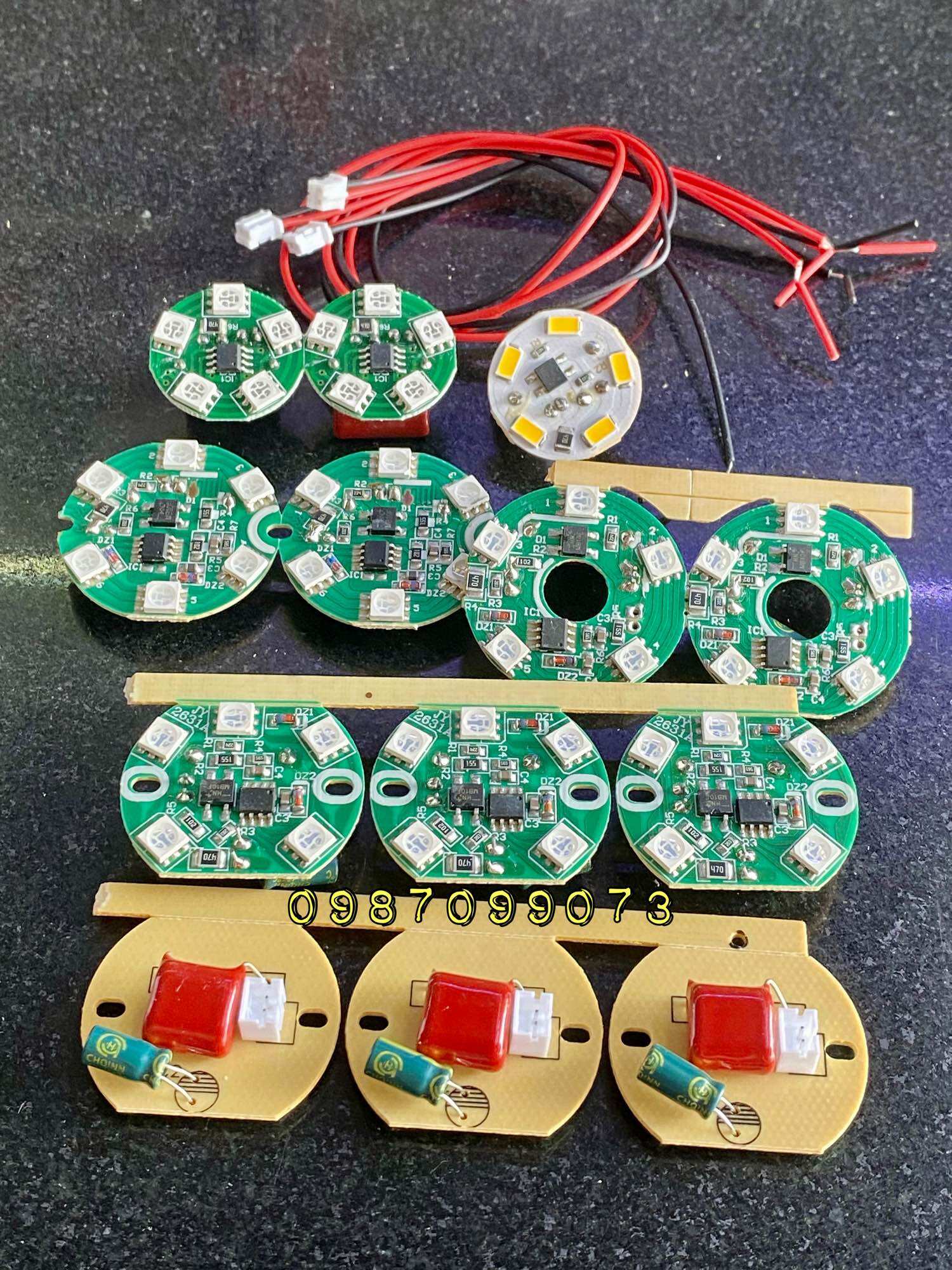 Mạch led thay thế cho đèn pha lê , hũ mạch led - bo mạch led