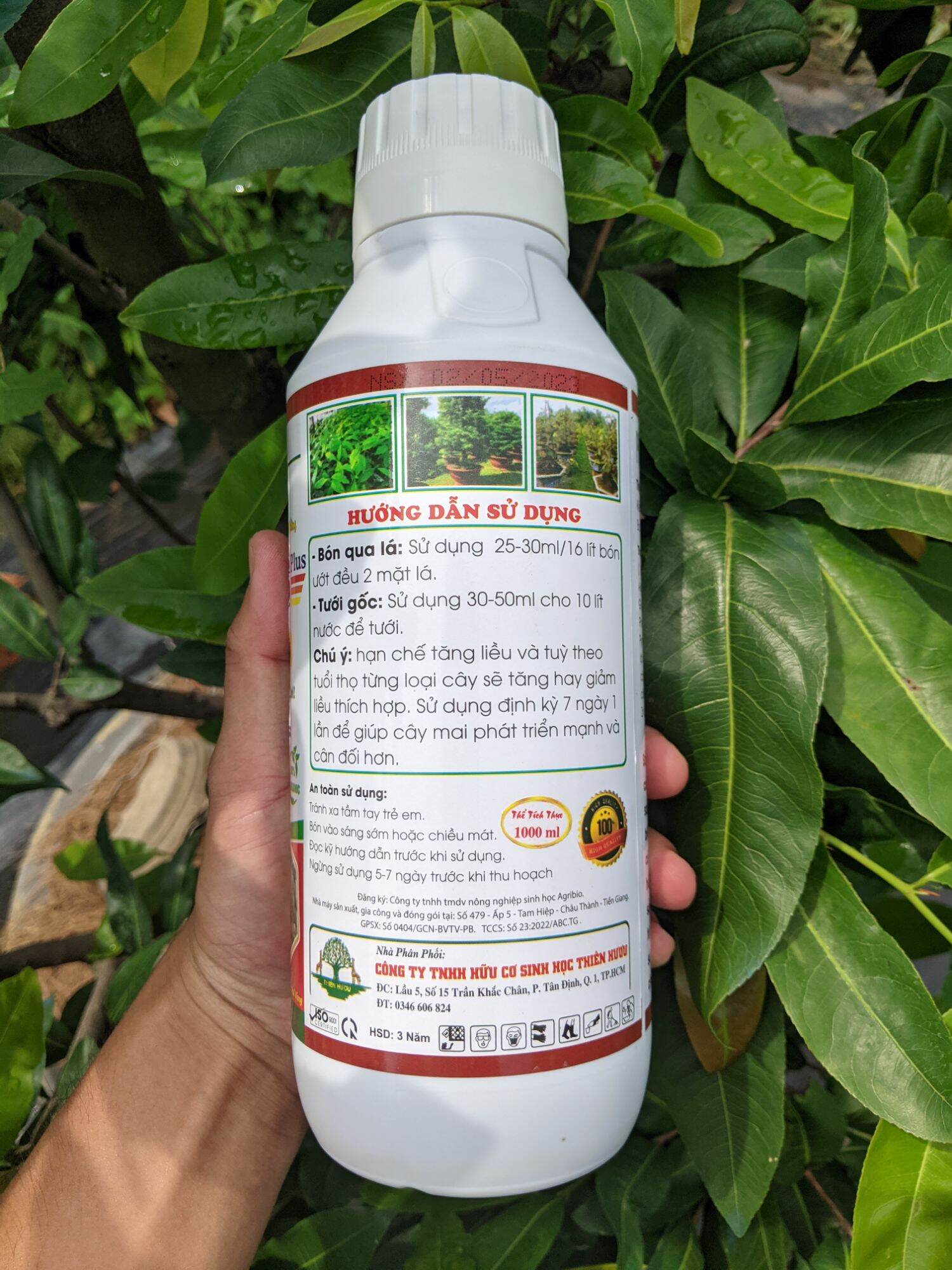 Agri Roots Plus phân bón siêu kích rễ - bung tàn - mập thân chai 1 lít