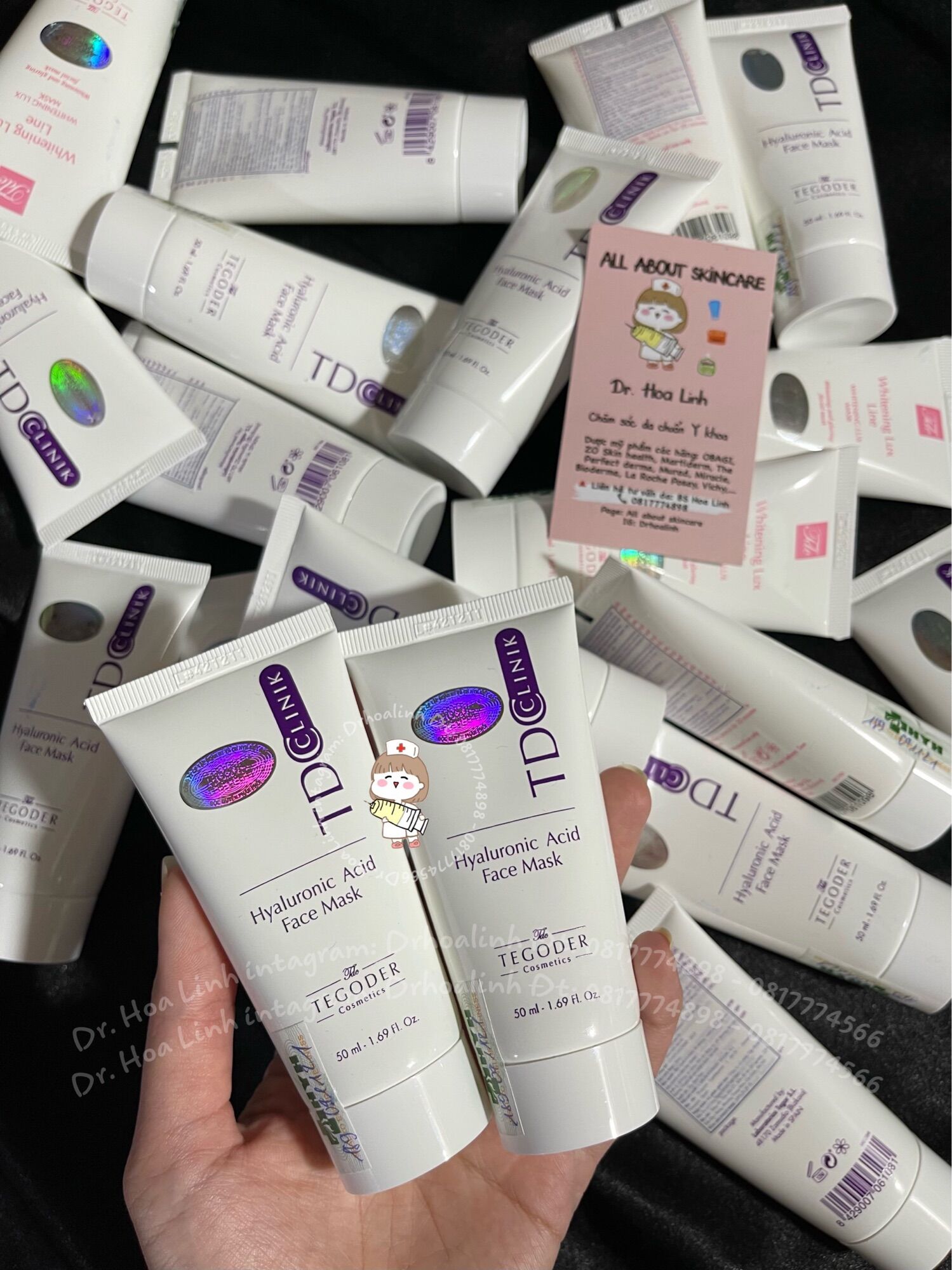 Mặt nạ ha dưỡng ẩm, whitening lux làm sáng da tegoder