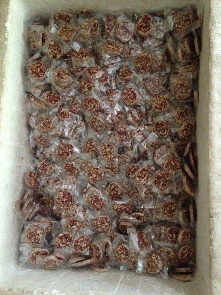 Kẹo chuối cuộn bánh tráng 500gr