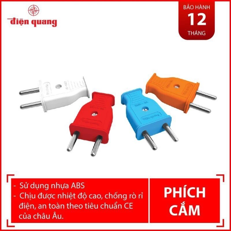 Phích Cắm Đực - Cái (Chui Dương - Chui Âm) ĐIỆN QUANG Chính Hãng
