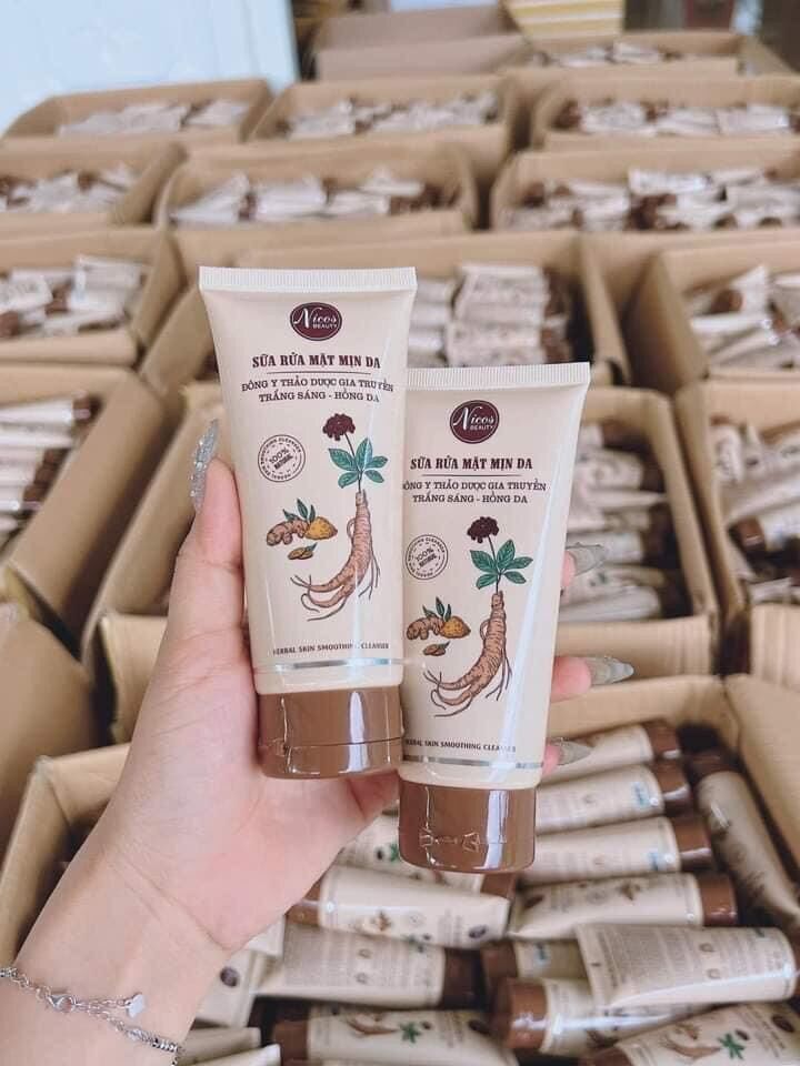 Sữa rửa mặt đông y nicos chính hãng