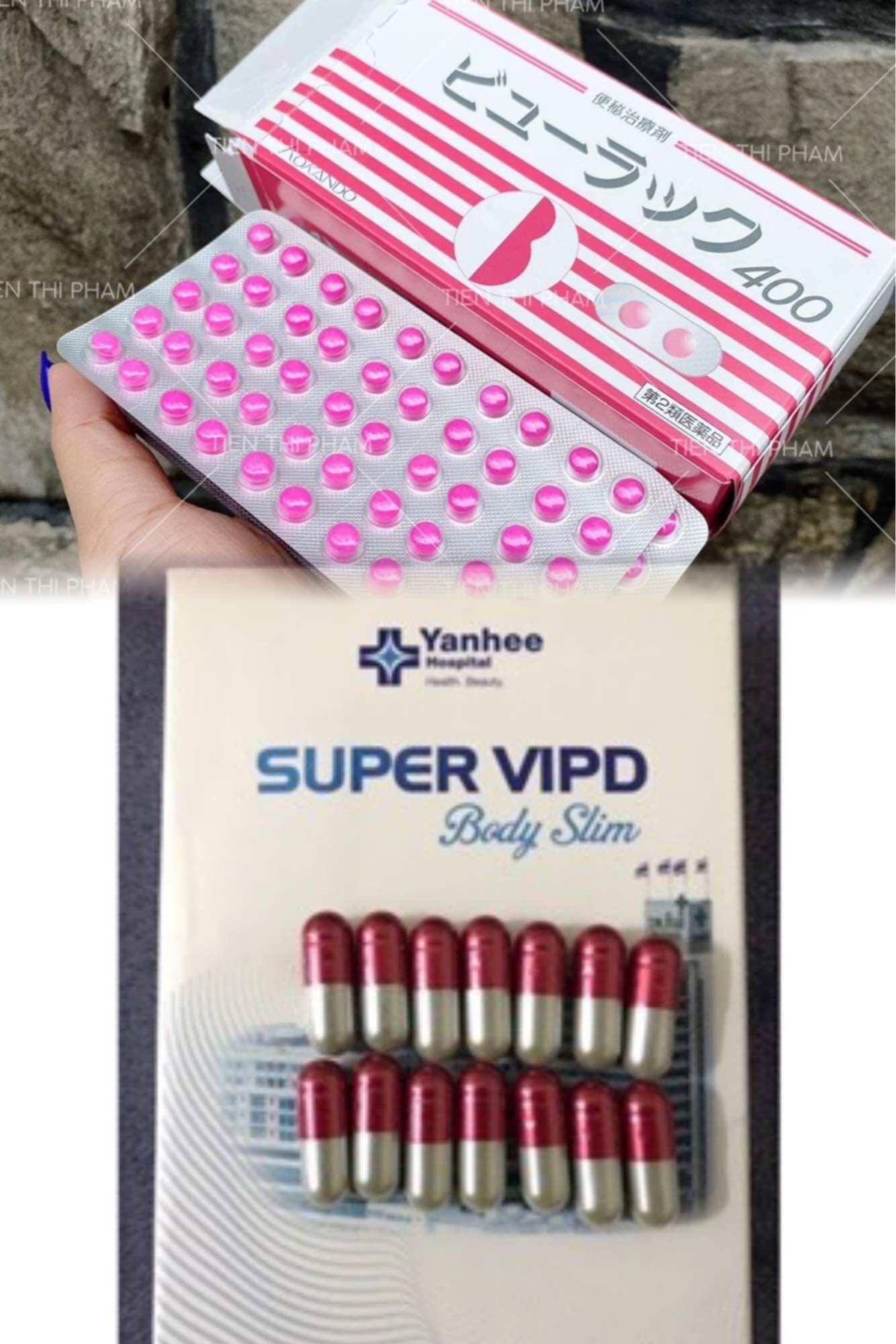 Giảm cân viên hồng super vip d+ liệu trình giảm chuyên sâu