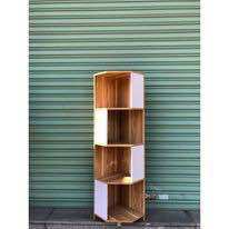 Kệ Góc Gỗ 4 Tầng Lắp Ghép Cực Đẹp