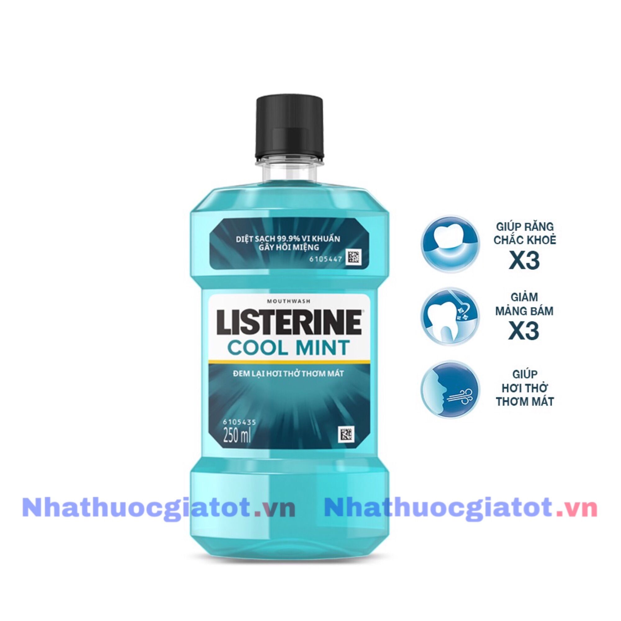 Nước súc miệng listerine coolmint