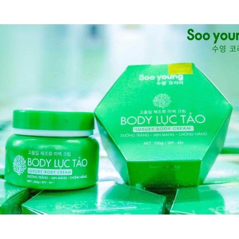 [Hcm]Kem Body Lục Tảo Soo Young 250G