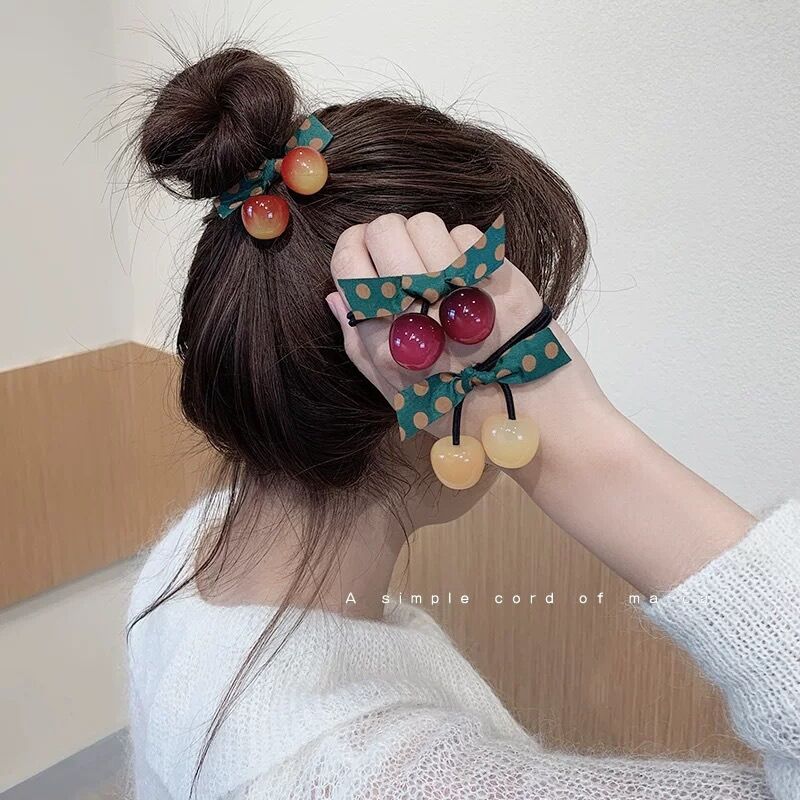 [HCM]Dây cột tóc hình trái cherry angel.house