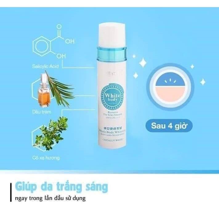 KEM KÍCH TRẮNG DA WHITE BODY 150ml (siêu thị sv)