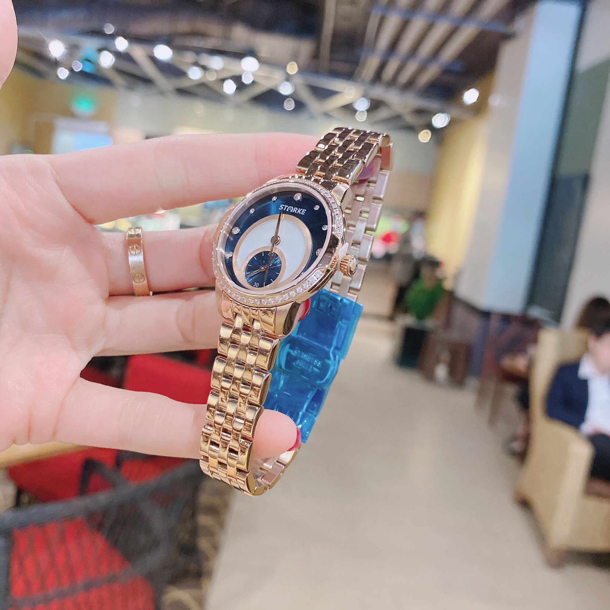 Đồng Hồ Nữ Starke Xanh Navy