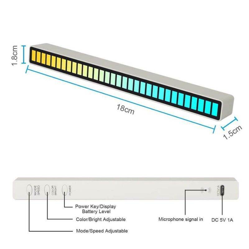 Thanh led nhảy nhạc cảm biến âm thanh