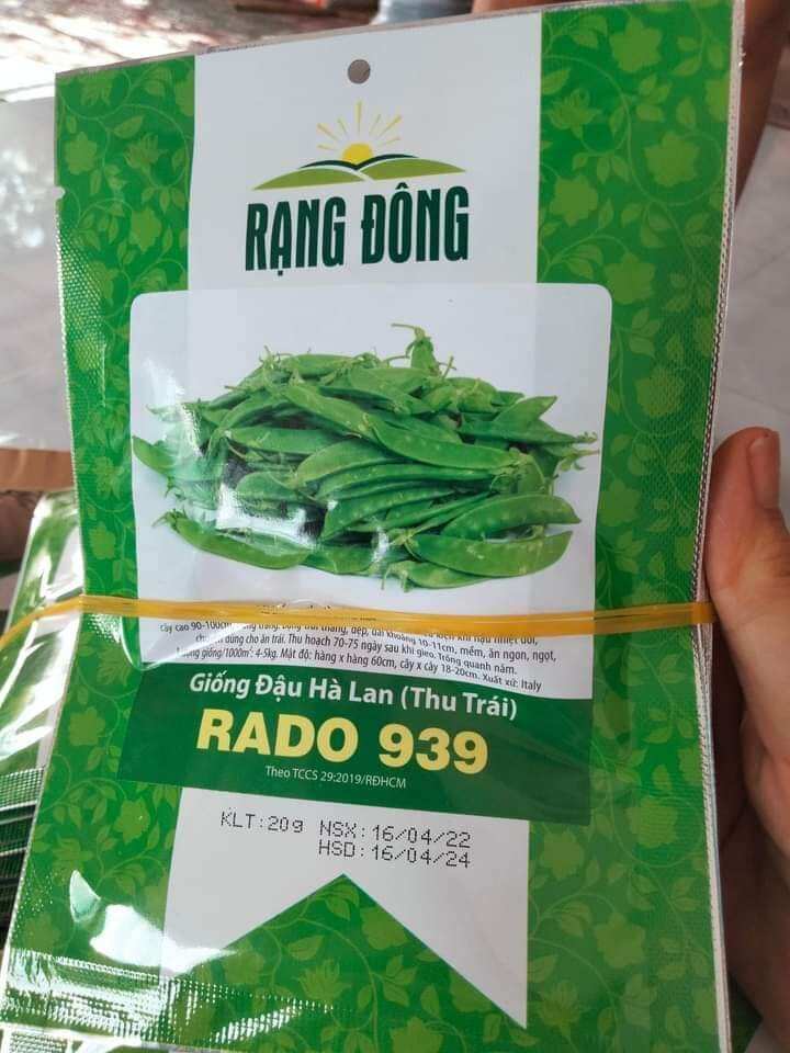 Hạt giống đậu hà lan( xào ) quả dẹt