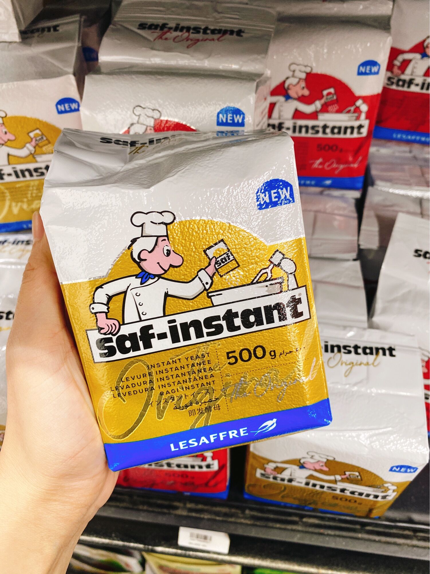 Men khô ngọt bánh mì saf-instant 500gr