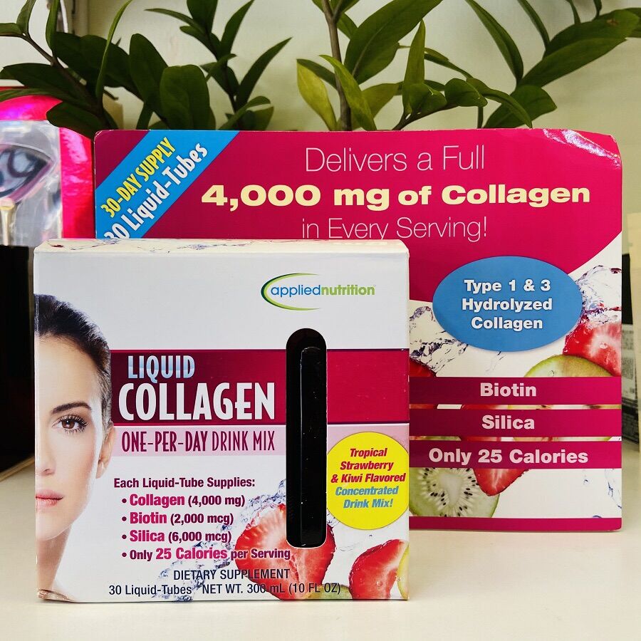 [HCM] 🍓🍒[HSD 03/2026] Nước Uống Đẹp Da Liquid Collagen 30 Ống Của Mỹ????