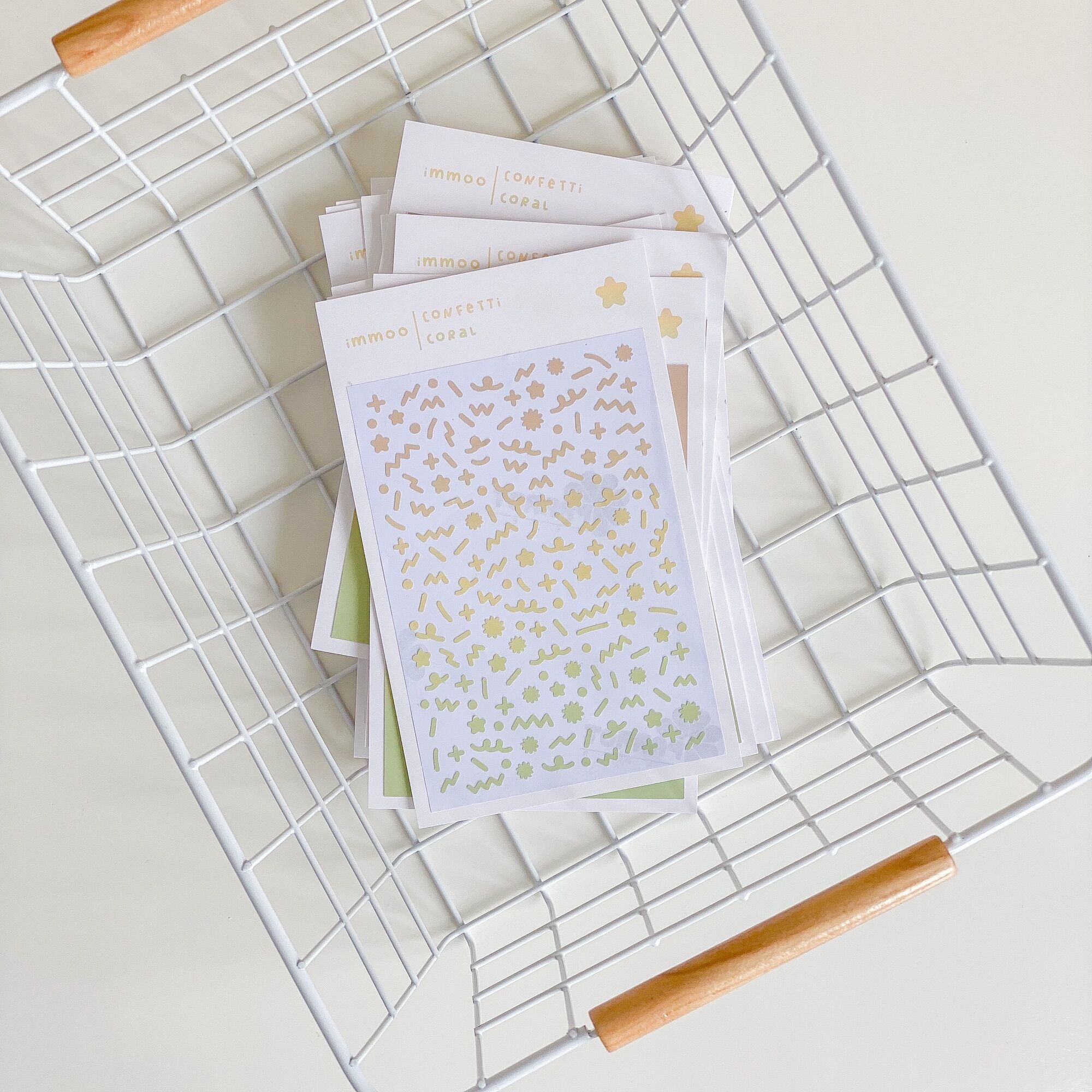 [HCM]Hình dán / Sticker CONFETTI - SPARKLE | immoo |