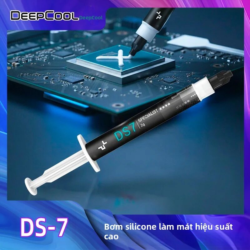 DEEPCOOL | Keo Tản Nhiệt Deepcool DS7 Cho CPU, Chất Tản Nhiệt Silicon, Keo Dán Tản Nhiệt Cho Máy Tính Giá 202,000 Đồng*Miễn phí vận chuyển