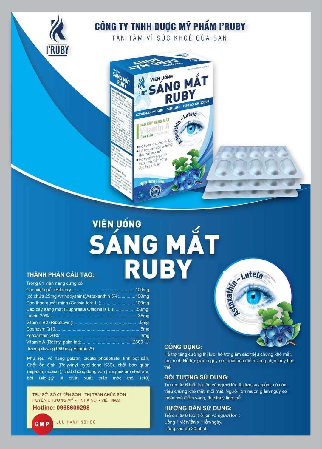 Viên uống sáng mắt ruby
