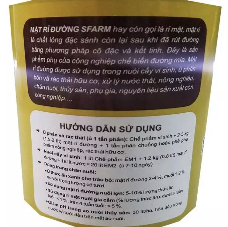 Mật rỉ đường Sfarm 1 lít