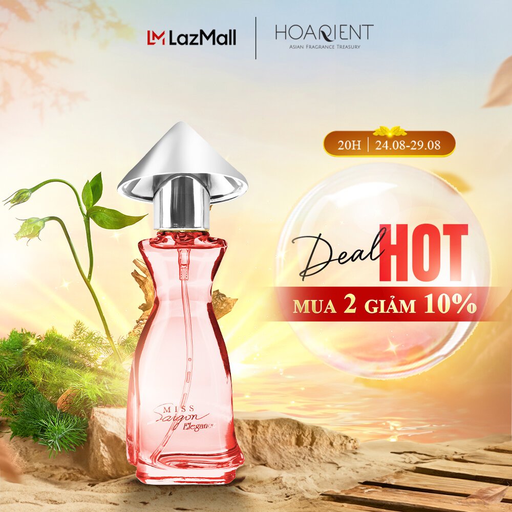 Nước hoa nữ miss saigon elegance n10 edp 15ml - hộp đỏ