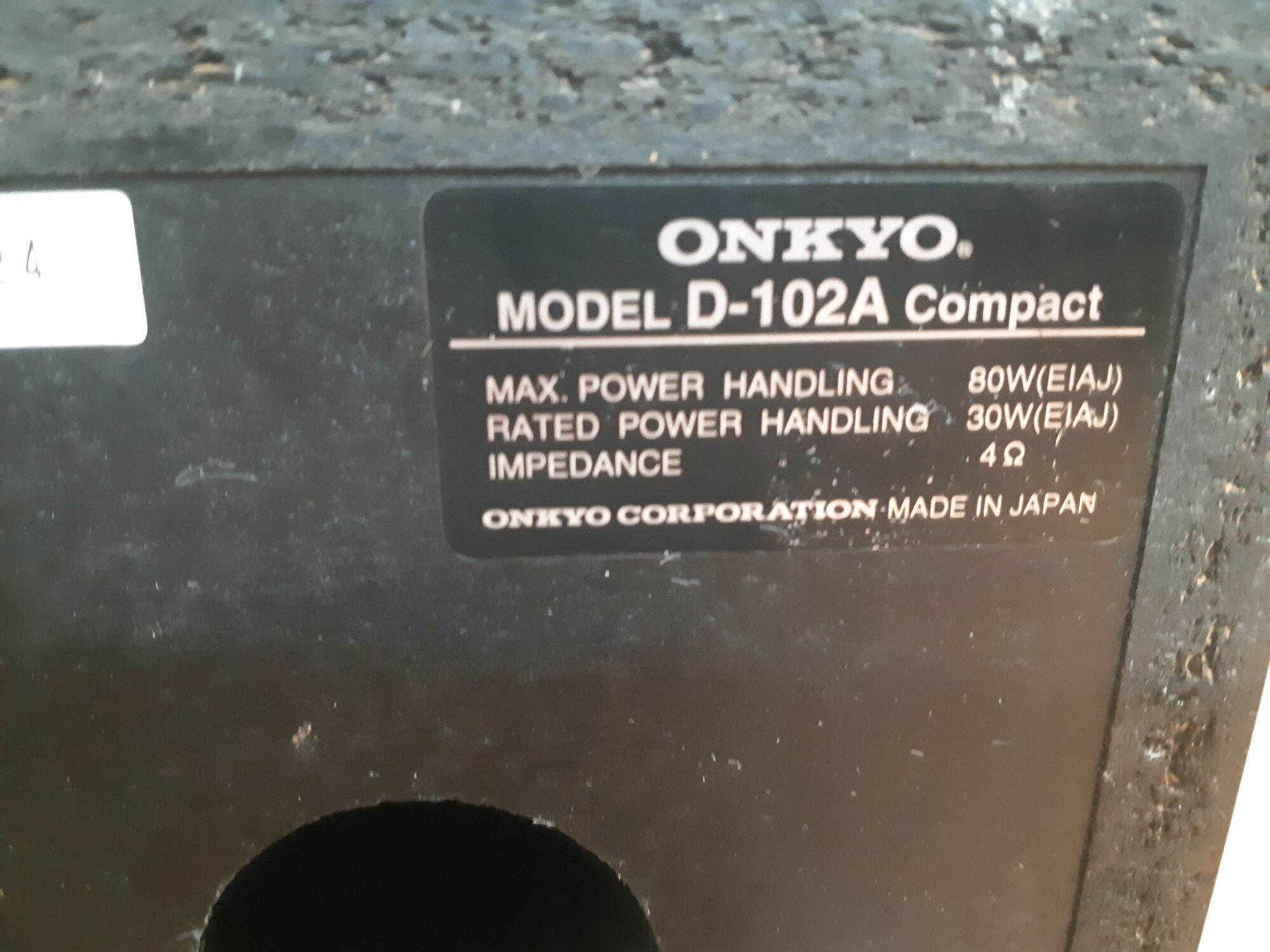 Loa Onkyo 102A Compact tuyệt đẹp