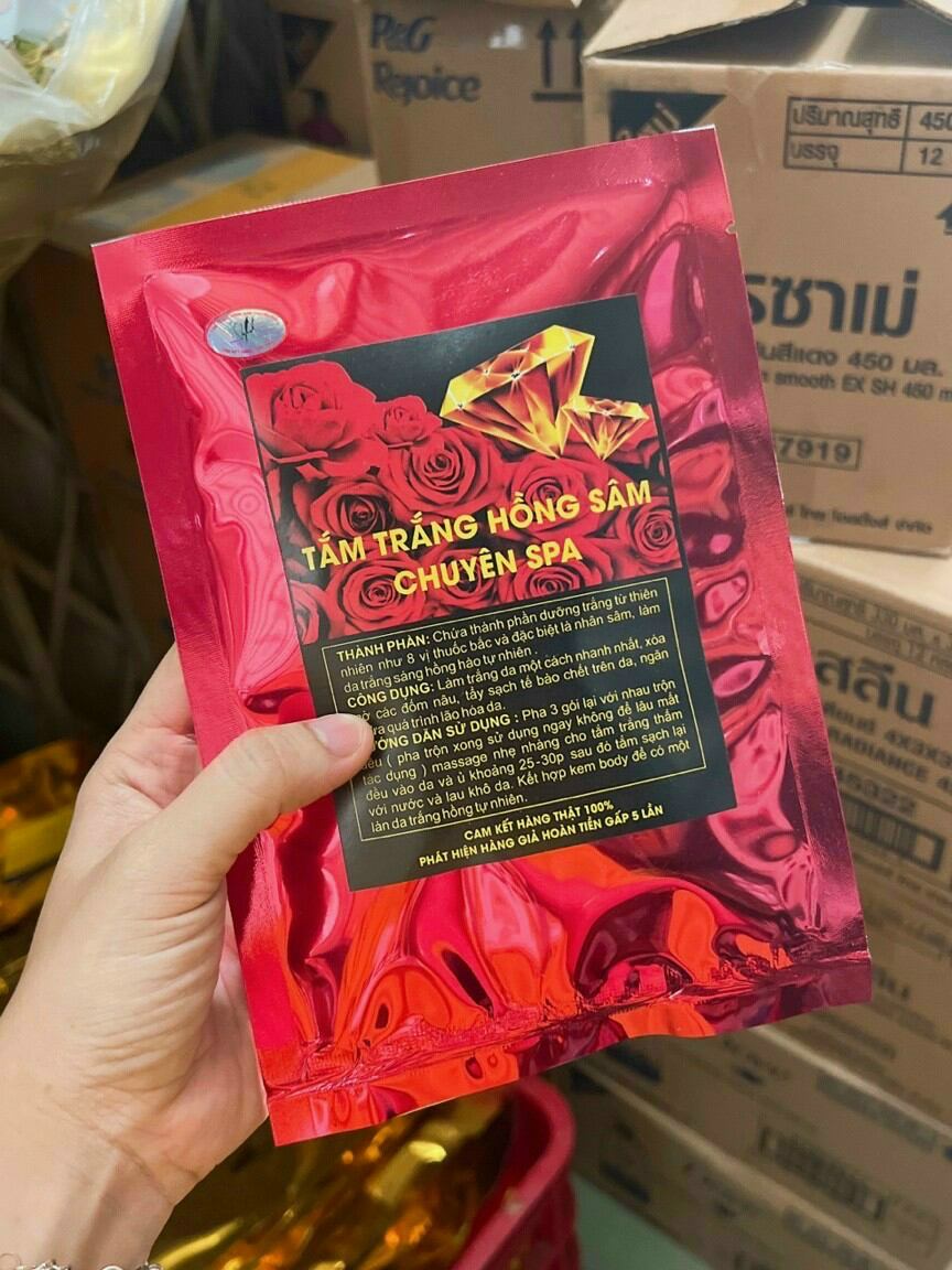 Combo 30 tắm trắng hồng sâm