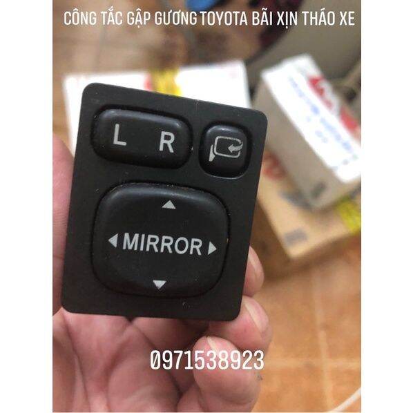 công tắc chỉnh mặt có gập gương toyota innova bãi xịn tháo xe