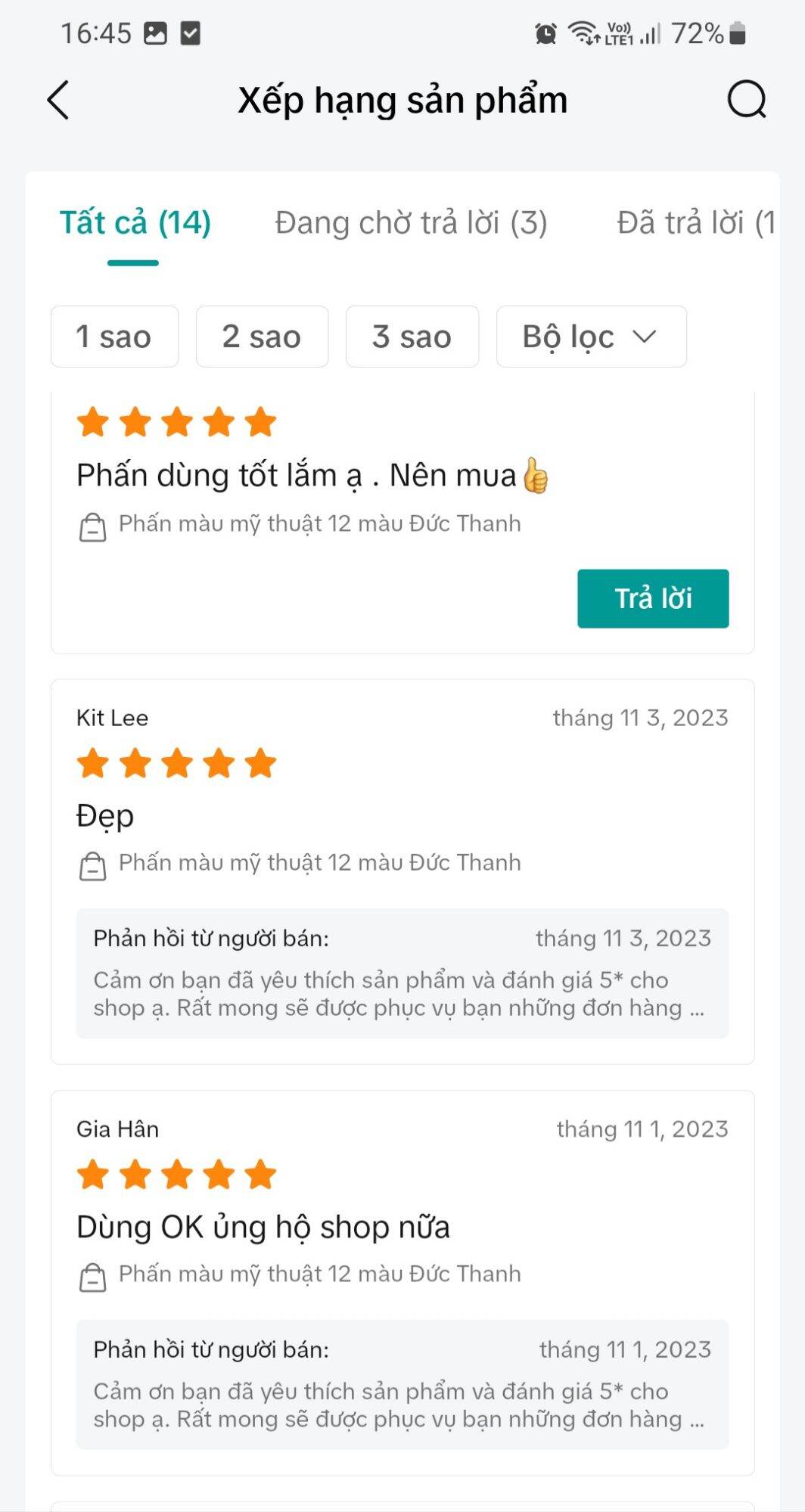 Phấn màu mỹ thuật 12 màu Đức Thanh