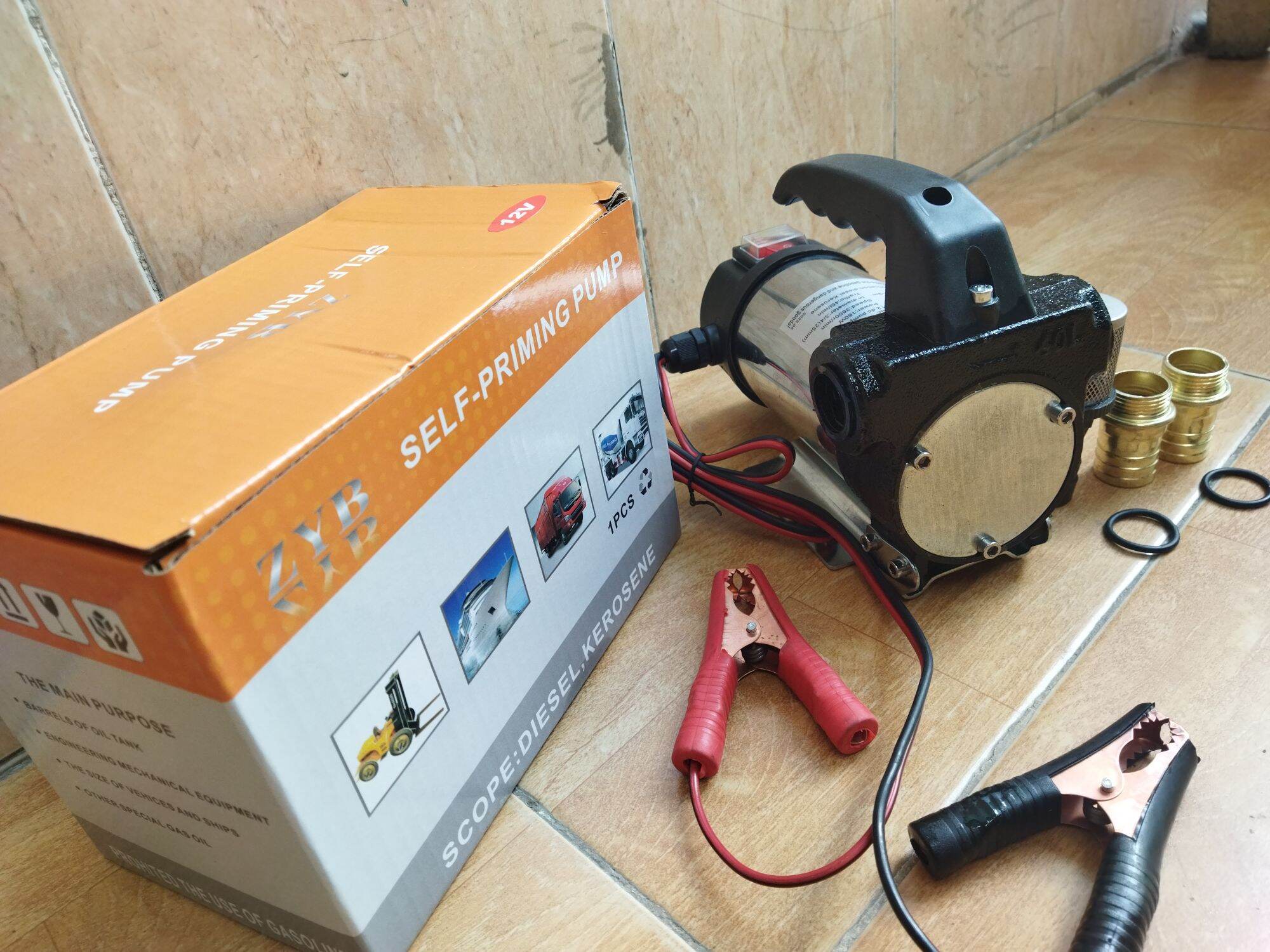 máy bơm dầu diesel và nhớt 12v OR _5012.
