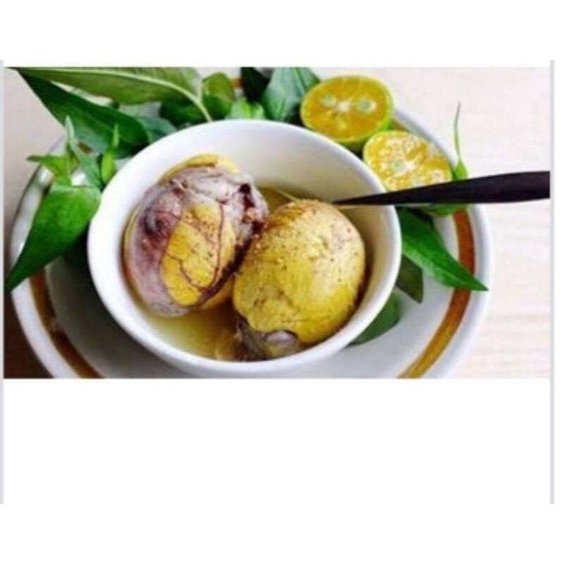 10 trứng vịt lộn tặng kèm muối chấm