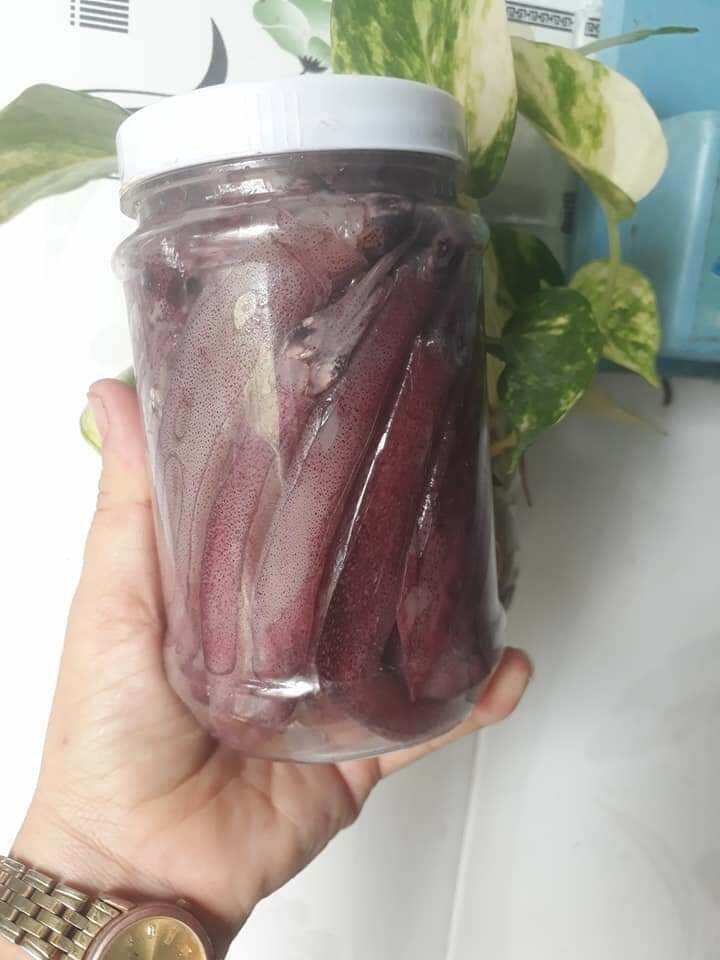Mực muối tươi hũ 500gr