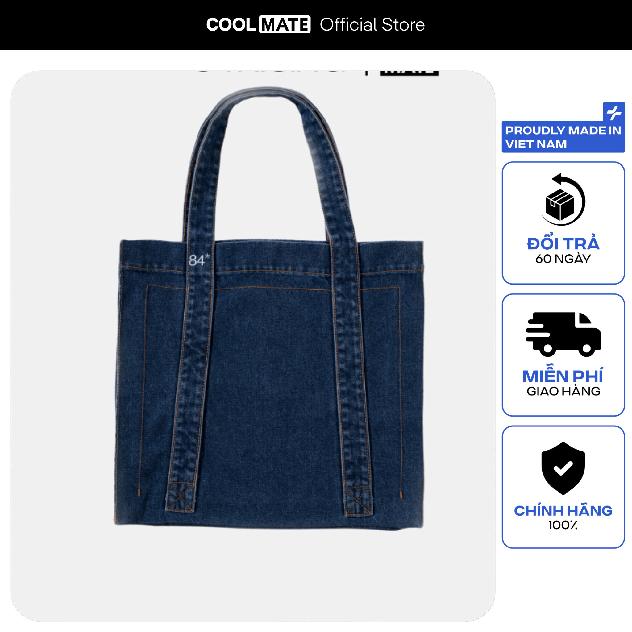 [DUY NHẤT 20H 10.11 | MUA 4 GIẢM -25%]Túi Tote Jean 84RISING Denim - Thương hiệu 84RISING